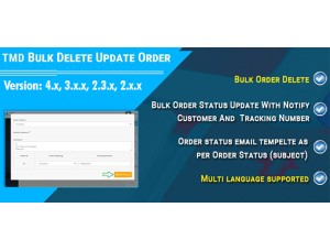 Bulk Delete Update Order Module